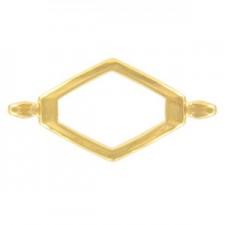 Cymbal ™ DQ metal Connector Kotroni for SuperDuo beads - Gold